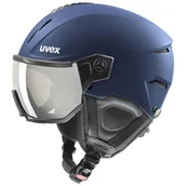 Kaski narciarskie - Kask narciarski Uvex Instinct Visor Navy 2024 - miniaturka - grafika 1