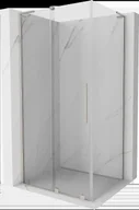 Kabiny prysznicowe - Mexen Velar L kabina prysznicowa rozsuwana 90x110 cm, transparent, nikiel szczotkowany - 871-090-110-03-97 - miniaturka - grafika 1