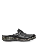 Klapki i japonki damskie - Rieker Klapki 46393-00 Czarny - miniaturka - grafika 1