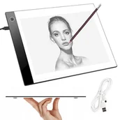 Zabawy w naśladowanie dorosłych - Deska Kreślarska Podświetlana Led Format A4 Usb  U104 - miniaturka - grafika 1