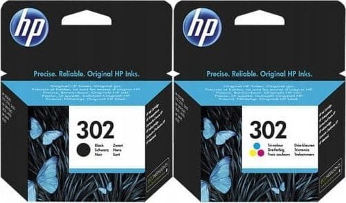 Tusz HP 302 F6U65AE 3ml + F6U66AE 3ml CMYK Oryginał komplet