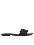 Klapki i japonki damskie - Calvin Klein Klapki Flat Slide Jacq HW0HW02389 Czarny - miniaturka - grafika 1