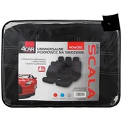 Pokrowce na fotele - Pokrowce na siedzenia SCALA szare 4Car - miniaturka - grafika 1