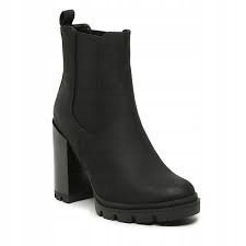 ONLY DAMSKIE BOTKI NA OBCASIE CZARNE CASUAL 38 Ż3E
