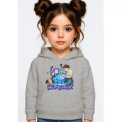 Bluzy dla dziewczynek - BLUZA DZIECIĘCA KPOP DEMON HUNTERS HUNTRIX 134-140 Z KAPTUREM BAWEŁNIANA - miniaturka - grafika 1