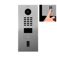 Wideodomofony - Wideodomofon IP DoorBird D2101FV FINGERPRINT 50 szczotkowana stal nierdzewna V2A (montaż podtynkowy, obsługa 2 wejść) - miniaturka - grafika 1