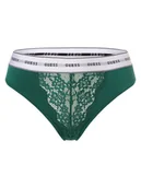 Majtki damskie - GUESS Stringi Kobiety zielony jednolity, M - miniaturka - grafika 1