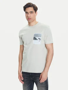 BOSS T-Shirt Te_Container 50546920 Beżowy Regular Fit - Koszulki męskie - miniaturka - grafika 1
