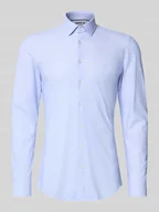 Koszule męskie - Koszula biznesowa o kroju super slim fit z kołnierzykiem typu kent - miniaturka - grafika 1