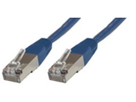 MicroConnect RJ-45/RJ-45 kat.5e F/UTP Niebieski 0.25m B-FTP50025B