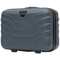 Walizki - Kuferek podróżny Wings PEAFOWL kosmetyczka 14" DARK GREEN - miniaturka - grafika 1