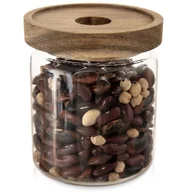 Pojemniki kuchenne - Pojemnik na produkty sypkie szklany z pokrywką i uszczelką 730 ml - miniaturka - grafika 1
