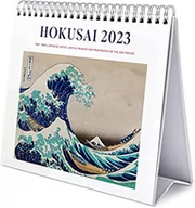 Kalendarze - Kalendarz Biurkowy 2023 Japanese Art Hokusai - miniaturka - grafika 1
