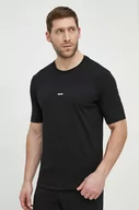 Koszulki męskie - Emporio Armani t-shirt męski kolor czarny gładki - BALR. - miniaturka - grafika 1