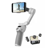 Gimbale - DJI Osmo Mobile SE + mikrofon Hawk HW-MIC201 - miniaturka - grafika 1