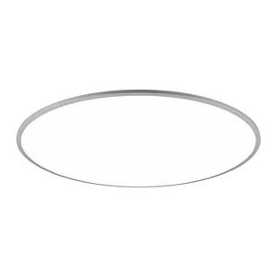 Srebrna lampa sufitowa LED ø 100 cm Yuma – Trio - Lampy sufitowe - miniaturka - grafika 1