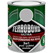 Farby olejne i specjalne - FERROBOND Farba antykorozyjna ULTRA połysk srebrny RAL 9006 0,25 l - miniaturka - grafika 1