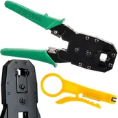 Narzędzia sieciowe - MAXY C.O. MAXY C.O. Zaciskarka do kabli 4/6/8P z nożem 5901785362862 - miniaturka - grafika 1