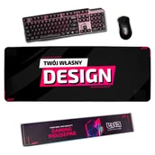 Podkładki pod mysz - Podkładka pod Mysz z Własnym Nadrukiem 80x30 - miniaturka - grafika 1