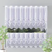 Firany - Zazdrostki żakardowe metrażowe Kelia 638087 40 cm - miniaturka - grafika 1