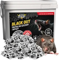 Zwalczanie i odstraszanie szkodników - Trutka Trucizna Środek na Myszy Szczury Gryzonie 5kg Czarna Pasta Brodifakum Przeciw Myszom Szczurom - miniaturka - grafika 1