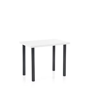 Stół 90 x 60 x 75 Modex 2 90 Biały Mat / Czarny Halmar - Stoły - miniaturka - grafika 1
