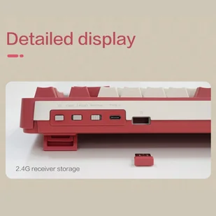 MIIIW Art Series Z830 Mechanical Keyboard 83 Keys Triple-mode - Red - Klawiatury - miniaturka - grafika 8