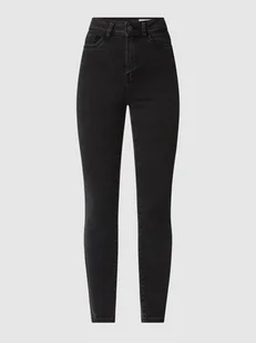 Jeansy z wysokim stanem o kroju super skinny fit z dodatkiem streczu - Spodnie damskie - miniaturka - grafika 1