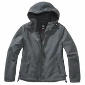 Odzież taktyczna i umundurowanie - Kurtka damska BRANDIT Windbreaker Frontzip Anthracite RATY 0% | PayPo | GRATIS WYSYŁKA | ZWROT DO 100 DNI - miniaturka - grafika 1