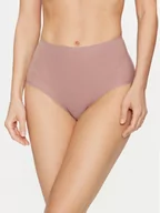 Majtki damskie - Chantelle Figi klasyczne z wysokim stanem Soft Stretch C26470 Beżowy - miniaturka - grafika 1