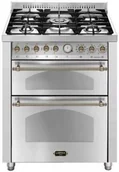 Kuchenki gazowo-elektryczne - LOFRA DOLCEVITA 70 ACCIAIO SATINATO RSUD76MFTE/CI/Bronze - miniaturka - grafika 1