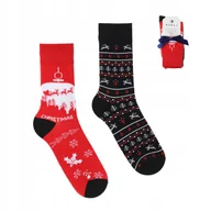Skarpetki męskie - Skarpety świąteczne moraj męskie 2 pary 43-45 - miniaturka - grafika 1
