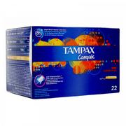 Tampony - Tampax tampax compak Super Plus tampony aplikator, 24 tampony 83721741 - miniaturka - grafika 1