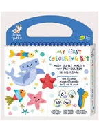 Zabawki kreatywne - haku yoka Zestaw "Sea" do malowania kredkami woskowymi - 3+ - miniaturka - grafika 1