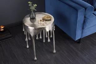 Invicta Stolik kawowy Water 51 cm złoty 39882 - Ławy i stoliki kawowe - miniaturka - grafika 1