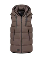 Kamizelki damskie - Canadian Peak Kamizelka pikowana "Dolbeak" w kolorze brązowym - miniaturka - grafika 1