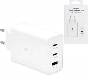 Ładowarka Vega ECOBOX ŁADOWARKA SIECIOWA PD 2xUSB-C 1xUSB EP-T6530 65W BIAŁA (45)> - Ładowarki do telefonów - miniaturka - grafika 1