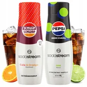 Syropy i koncentraty owocowe - Zestaw 2x Syrop Sodastream Shwip Shwap Cola Pomarańcza + Pepsi Max Lime - miniaturka - grafika 1