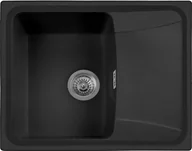 Zlewozmywaki - Zlew PLADOS HARMONY 61.10 CZARNY MAT (black mat 70) (HR615070) - miniaturka - grafika 1