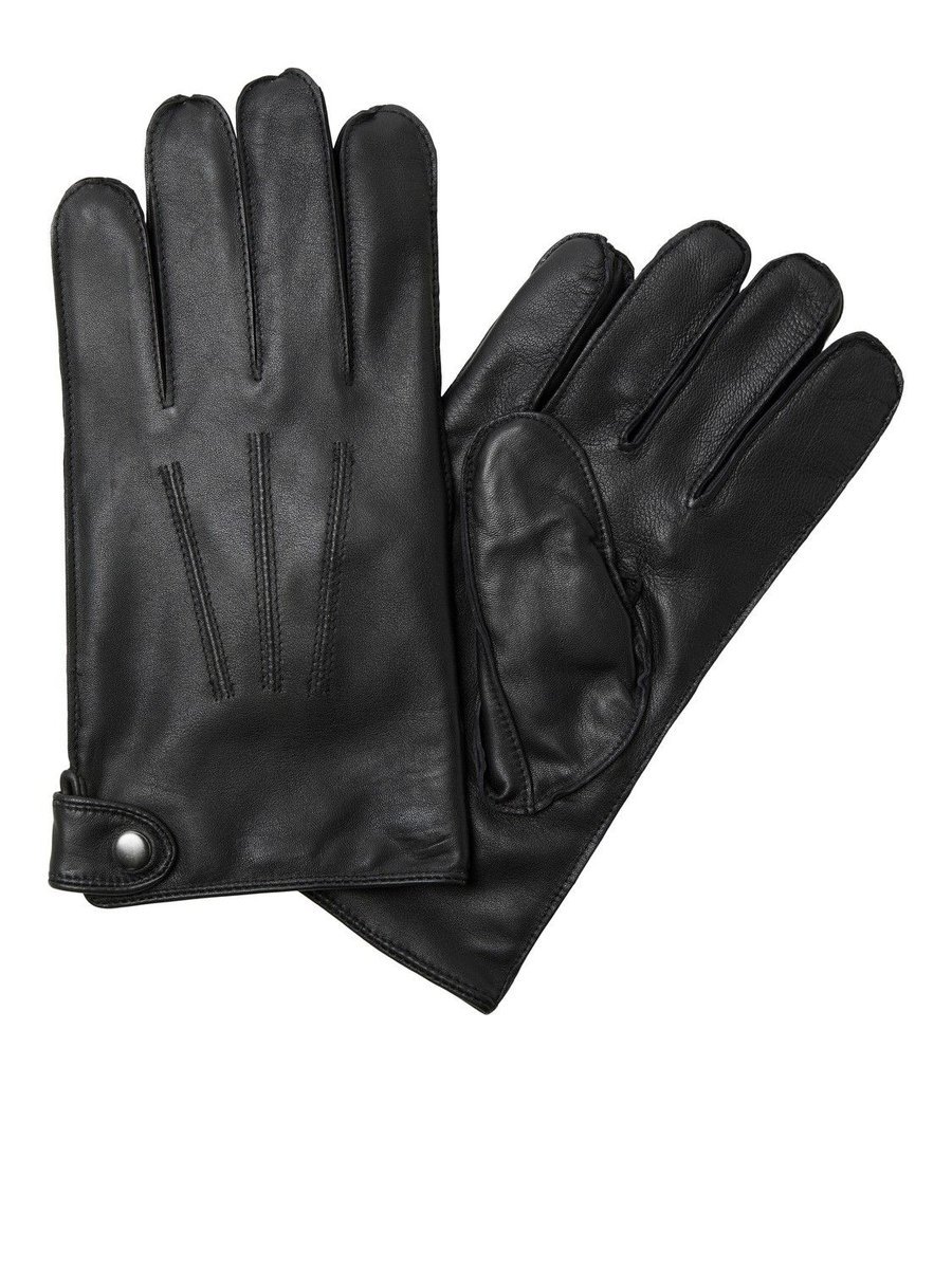 guanti uomo jack and jones premium 12242522 riva black