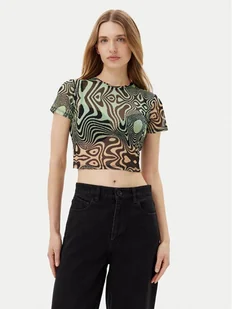 Volcom T-Shirt Filip Rygalski B0112506 Kolorowy Slim Fit - Koszulki i topy damskie - miniaturka - grafika 1