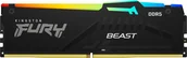 Pamięci RAM - Pamięć Kingston Fury Beast RGB, DDR5, 16 GB, 6000MHz, CL36 KF560C36BBE2A-16 - miniaturka - grafika 1