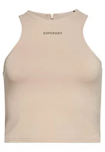 Superdry Code Tech Racer Vest Sukienka damska, Ciepły szary, 42 - Sukienki - miniaturka - grafika 1