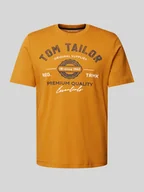 Koszulki męskie - T-shirt o kroju regular fit z rękawem o dł. 1/2 z czystej bawełny - miniaturka - grafika 1