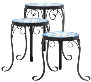 Zestaw niebieskich kwietników ogrodowych G1-G98 - Kwietniki - miniaturka - grafika 1