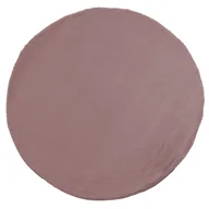 Dywany - Dywan rabbit okrągły pluszowy Rabbii pudrowy róż śr. 100 cm - miniaturka - grafika 1