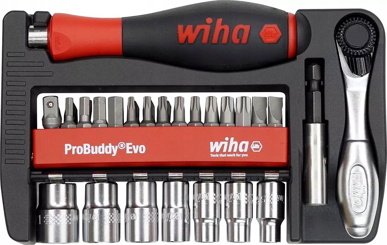 Zestaw narzędzi Wiha Bit and nut driver set ProBuddy Evo mixed 40-pcs., 1/4 46960