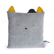Kołdry i poduszki dla dzieci - Poduszka dziecięca Cat – Moulin Roty - miniaturka - grafika 1