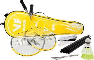 Vicfun Badminton zestaw Hobby Typ A Niebieski/Żółty - Badminton - miniaturka - grafika 1