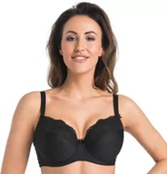 Biustonosze - Biustonosz usztywniany z koronką Marte czarny, Teyli - miniaturka - grafika 1